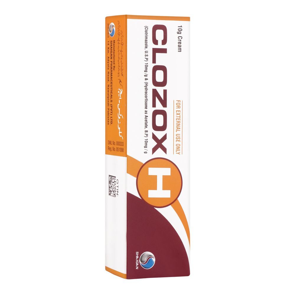 Order Shaigan Pharmaceuticals Clozox H-Cream, 10g Online At Special ...