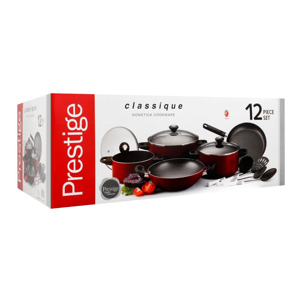 Prestige Classique Non Stick Cooking Set, 12 Pieces, 21179