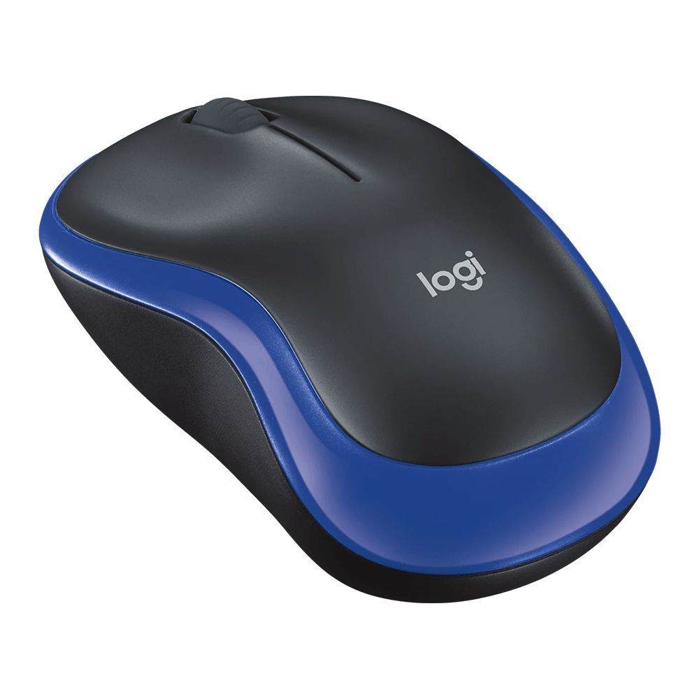 Logitech Wireless Mouse, Blue, M185,910-002502