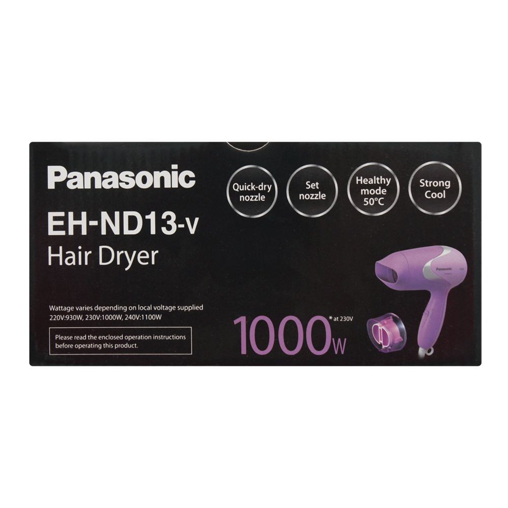 Buy Panasonic Quick Gentle Drying Hair Dryer 1000w Eh Nd13 V Online At Best Price In Pakistan 9487