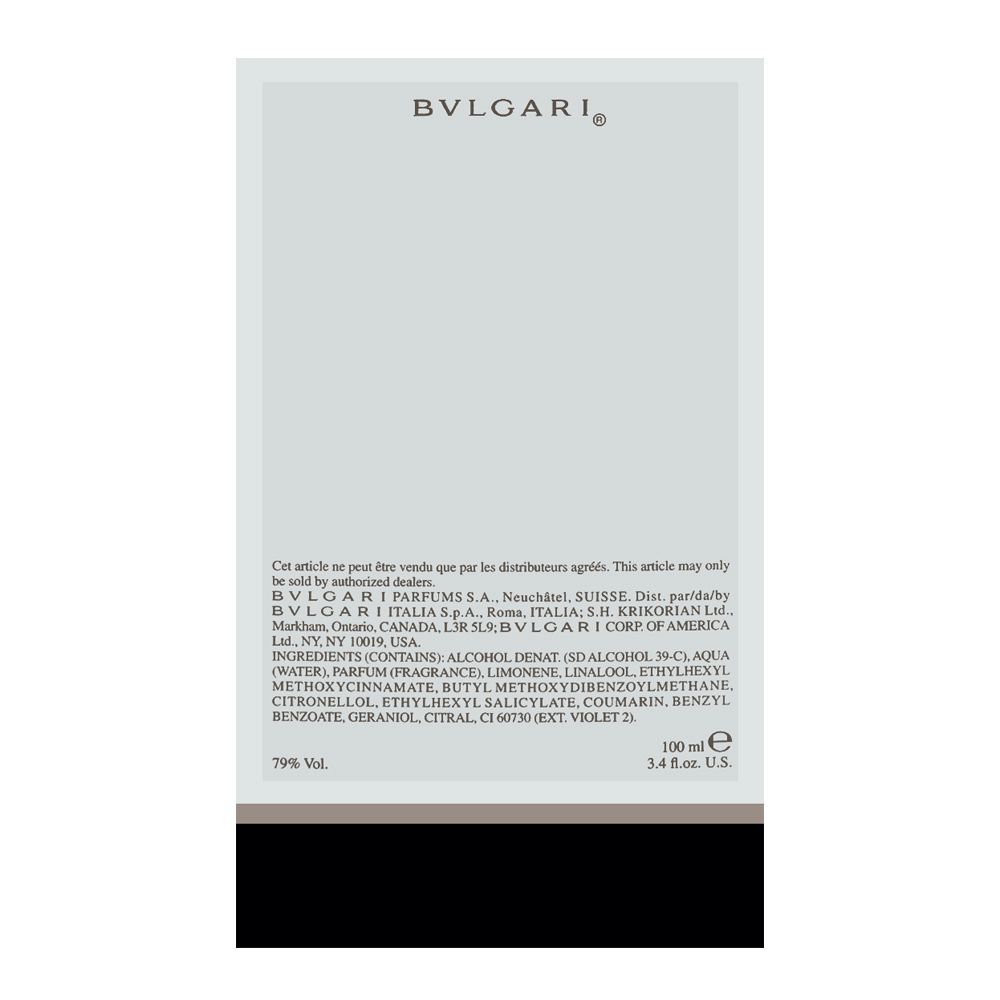 Order Bvlgari Man Silver Limited Edition Eau de Toilette 100ml Online ...