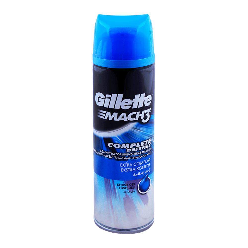 Gillette Mach3 Complete Defense Extra Comfort Shaving Gel 200ml