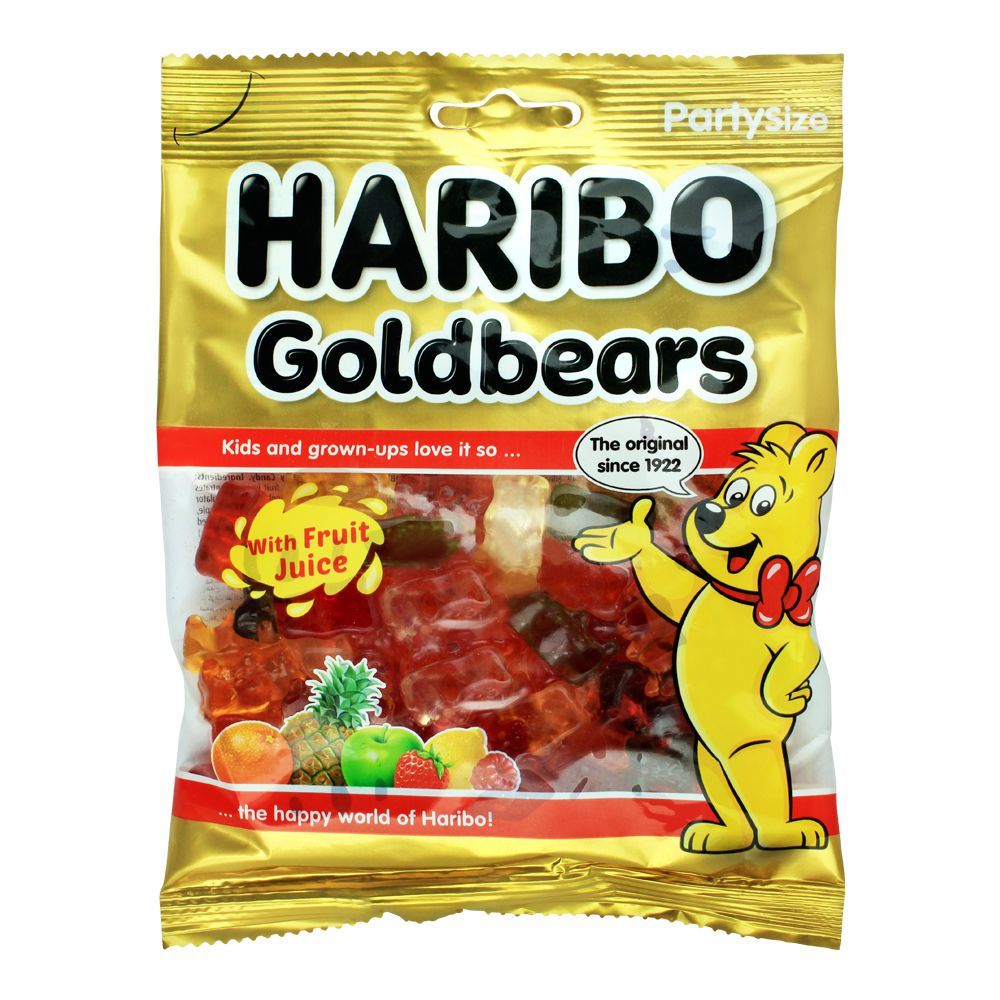 Haribo Gold Bears Jelly, Party Size Pouch, 160g