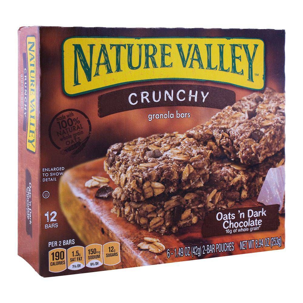 Nature Valley Oats and Dark Chocolate Crunchy Granola Bars 253g