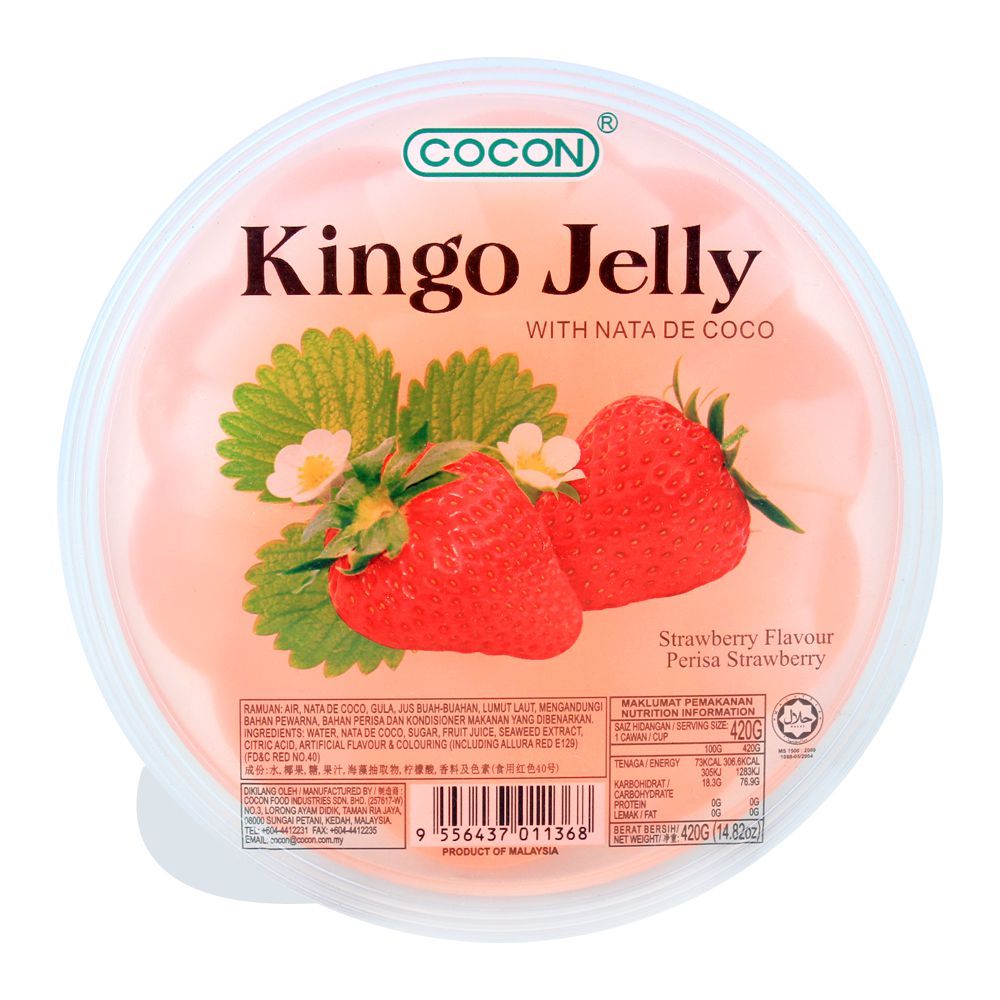 Cocon Kingo Strawberry Flavour Jelly, 420g