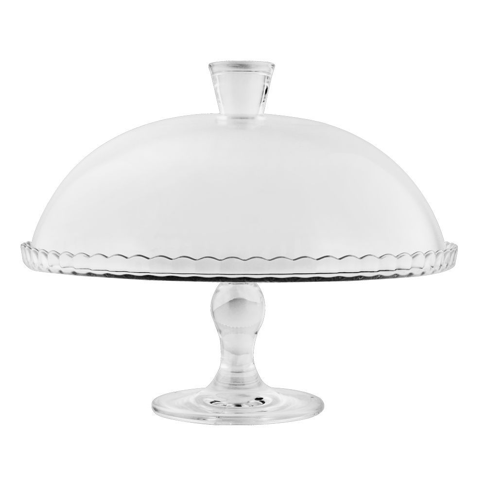 Pasabahce Patisserie Footed Service Plate + Dome, 95200