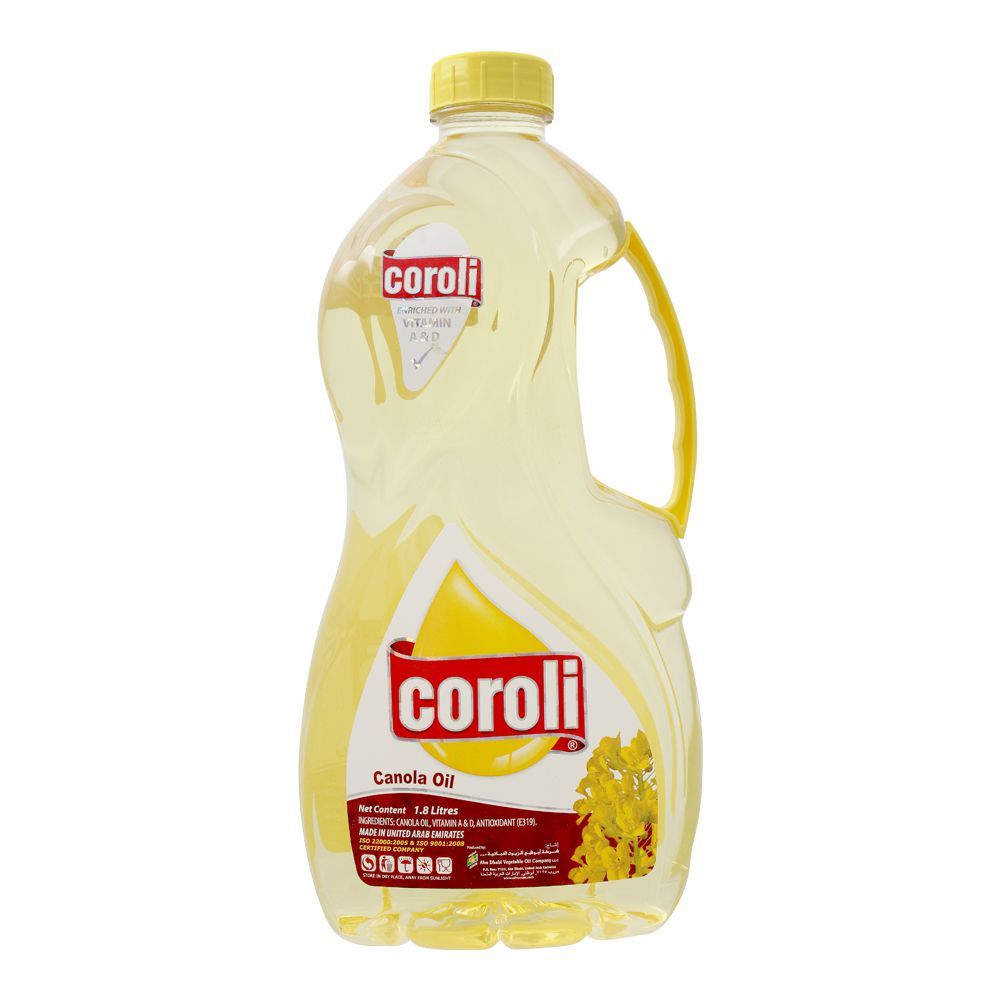 Coroli Pure Canola Oil, 1.8 Liter