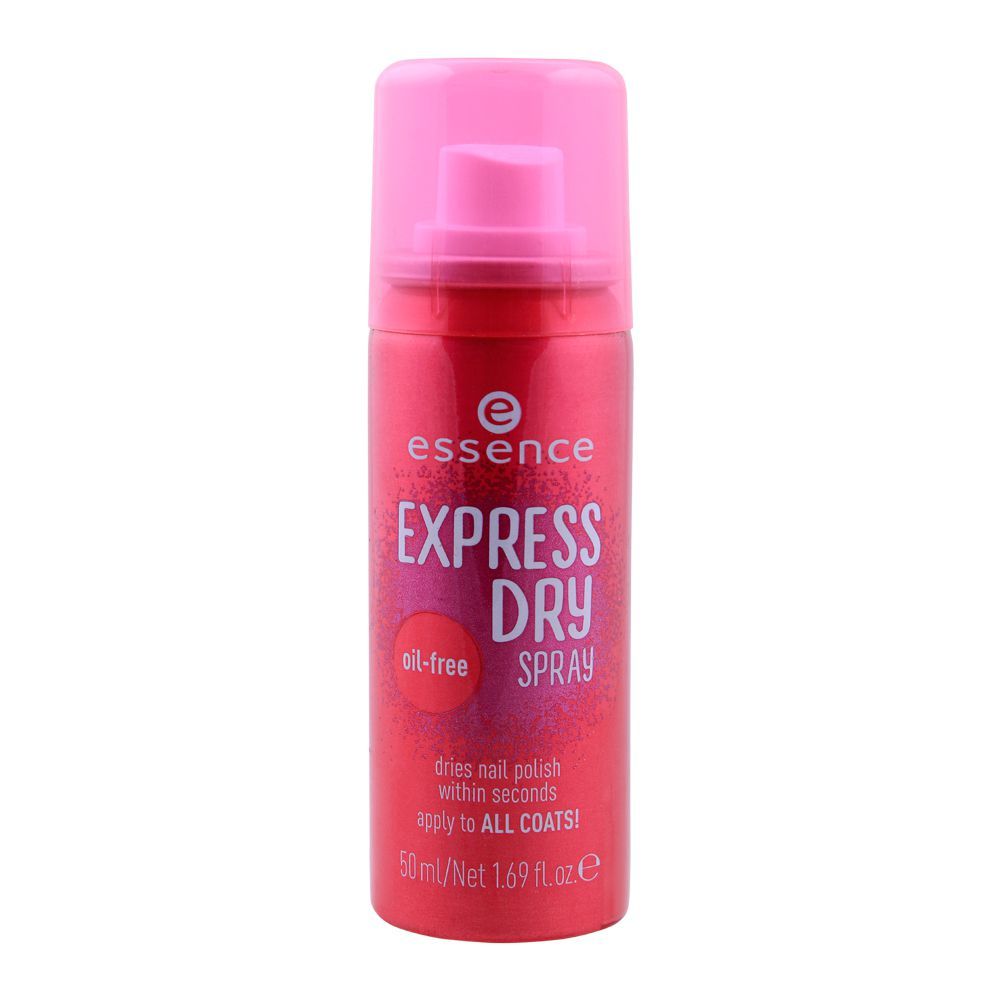 Essence Express Dry Spray, Dries Nail Polish, Oil Free, 50ml