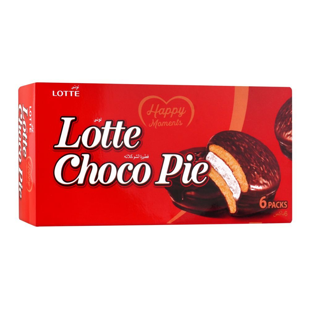 Lotte Choco Pie, 6-Pack, 168g