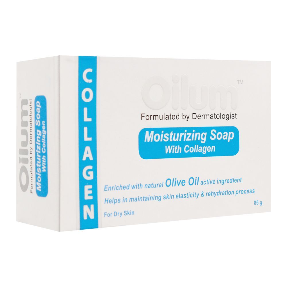 Oilum Moisturizing Soap, With Collagen, For Dry Skin, 85g