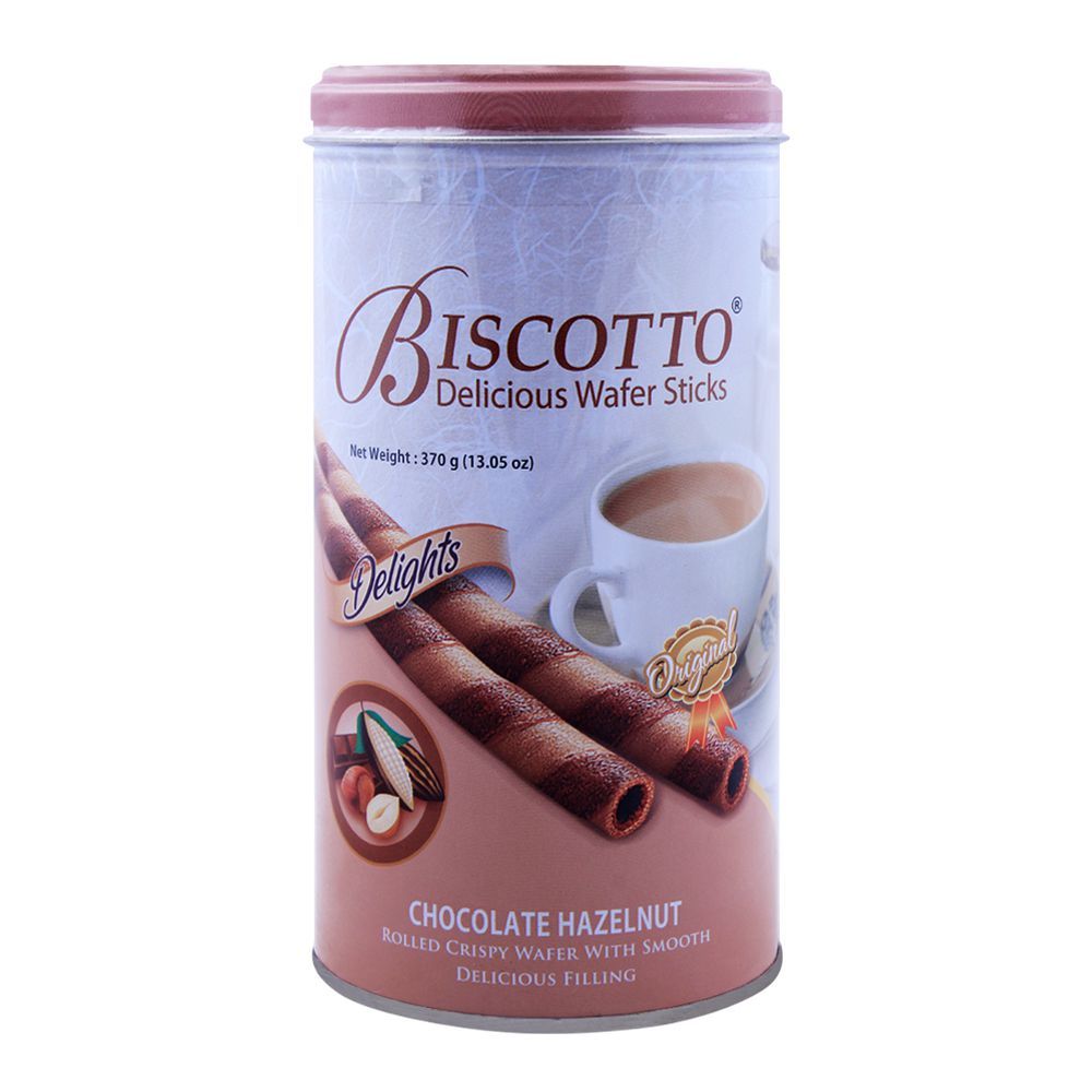 Biscotto Chocolate Hazel Nut Wafer Sticks 370gm