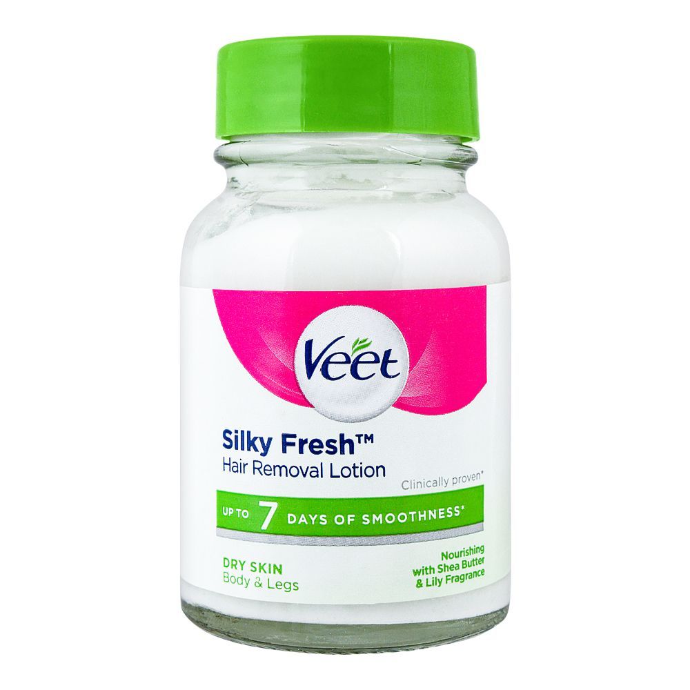 Veet Silky Fresh Hair Removal Lotion, Body & Legs, Dry Skin, 80g