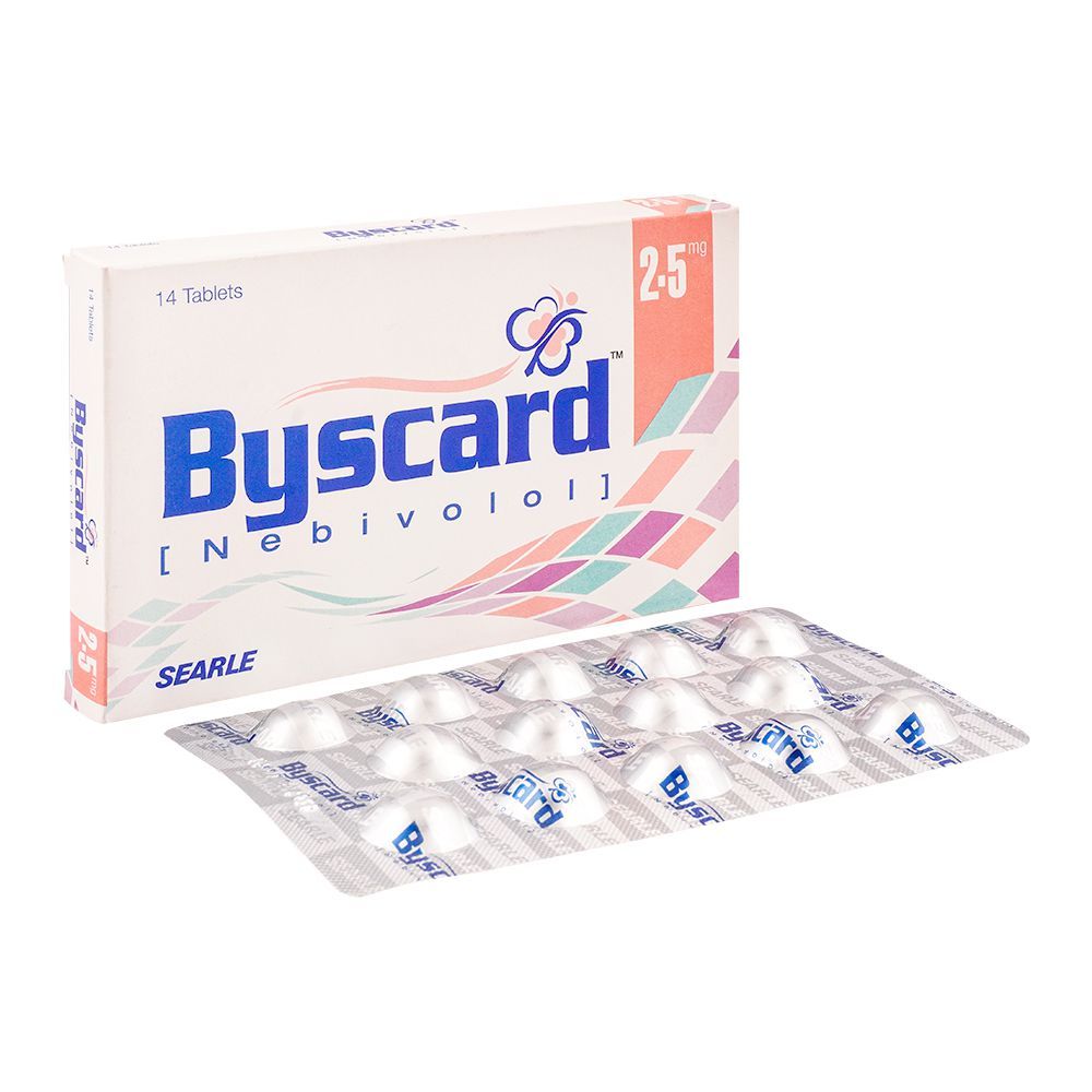 Searle Byscard Tablet, 2.5mg, 14-Pack