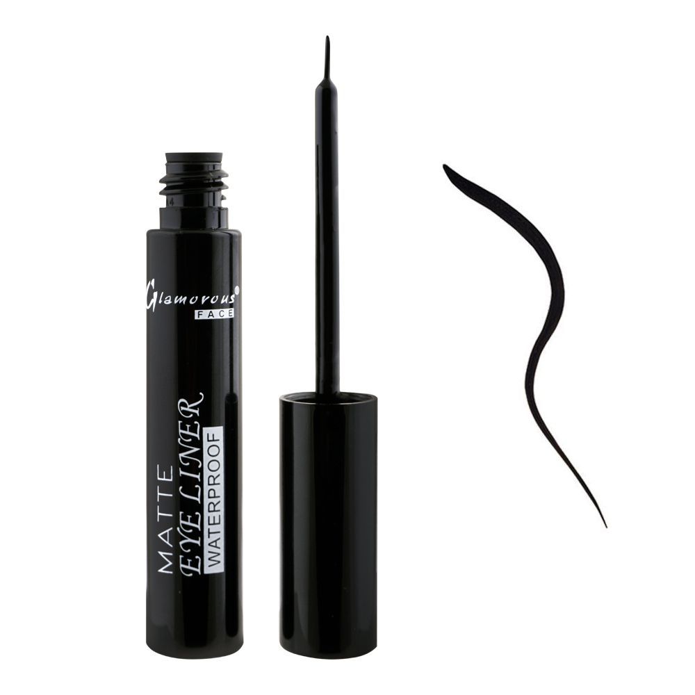 Glamorous Face Matte Waterproof Eye Line, Black 7783, GF7783