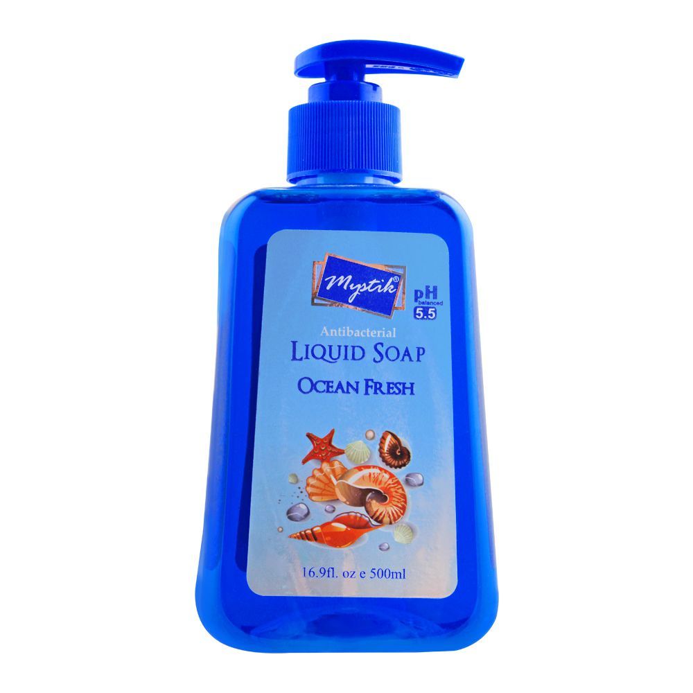 Mystik Ocean Fresh Antibacterial Liquid Soap, 500ml