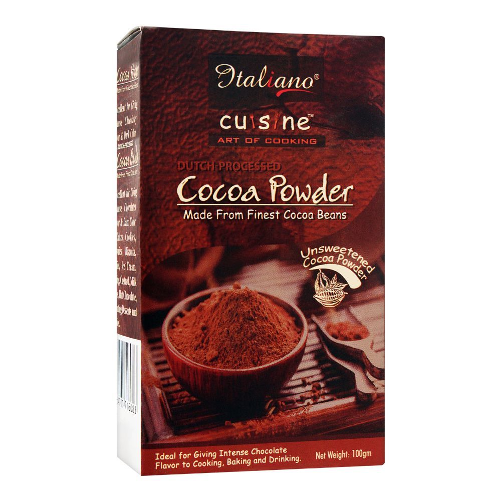 Italiano Cocoa Powder, Unsweetened, 100g