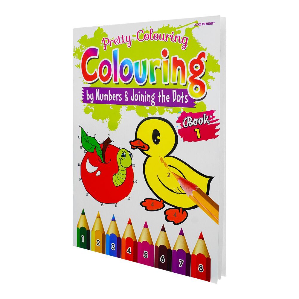 Paramount Coloring By Numbers & Joining The Dots Book, Pretty Coloring Book