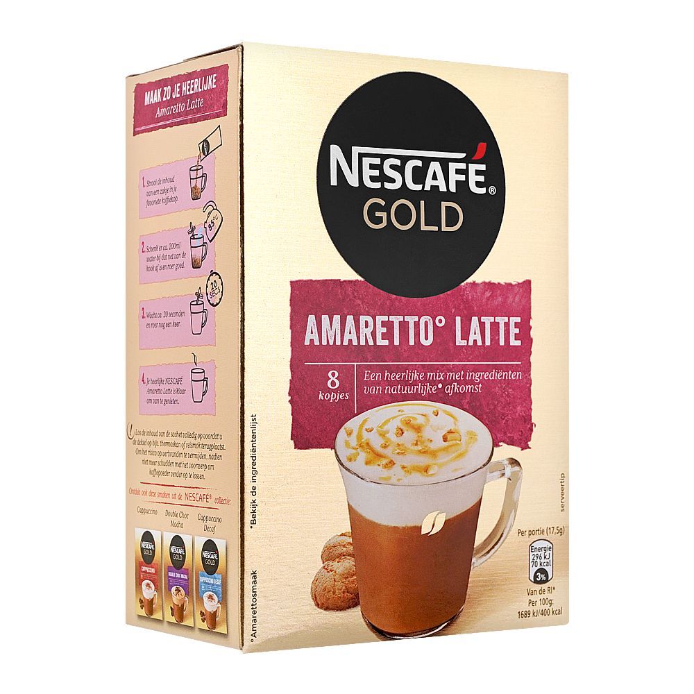 Nescafe Latte Amaretto 8 x 17.5g
