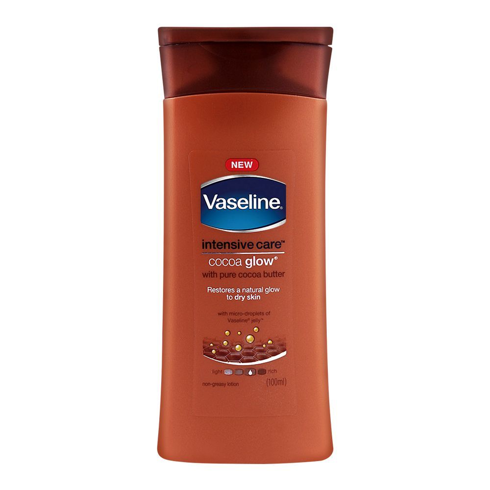 Vaseline Intensive Care Cocoa Glow Pure Cocoa Butter Lotion 100ml