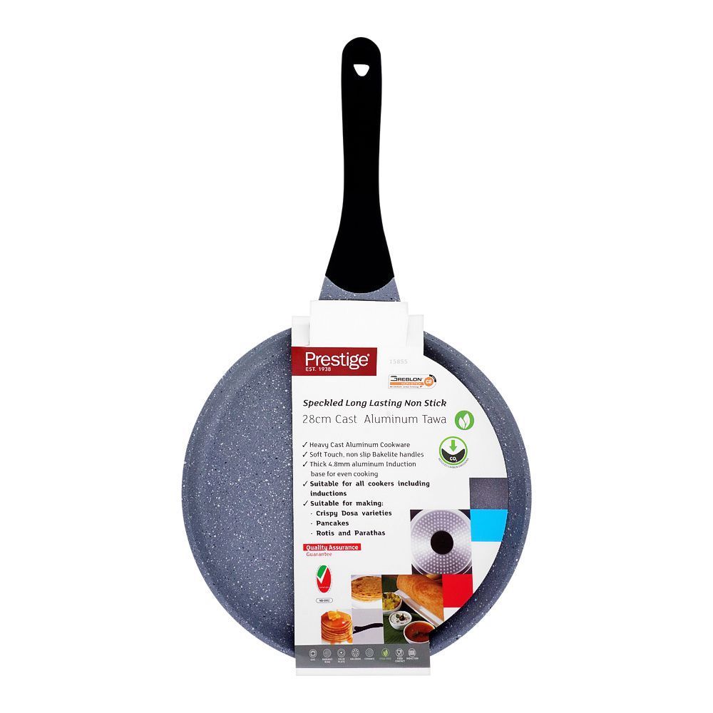 Prestige Cast Aluminium Tawa, 28cm, 15855