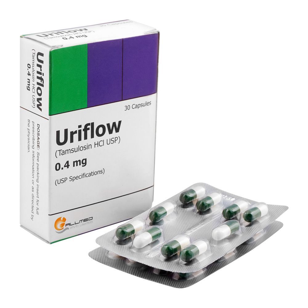 Allmed Laboratories Uriflow Capsule, 0.4mg, 30-Pack