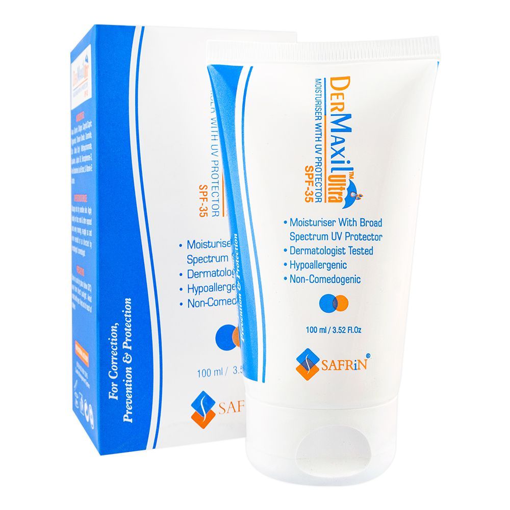 Safrin Skin Care Dermaxil Ultra Moisturiser With UV Protector, SPF-35, 100ml
