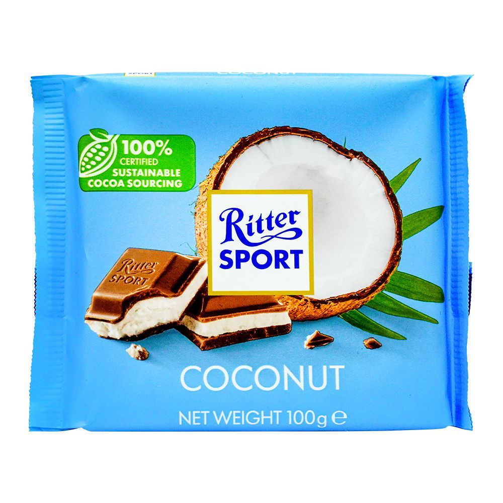 Ritter Sport Coconut Chocolate, 100g