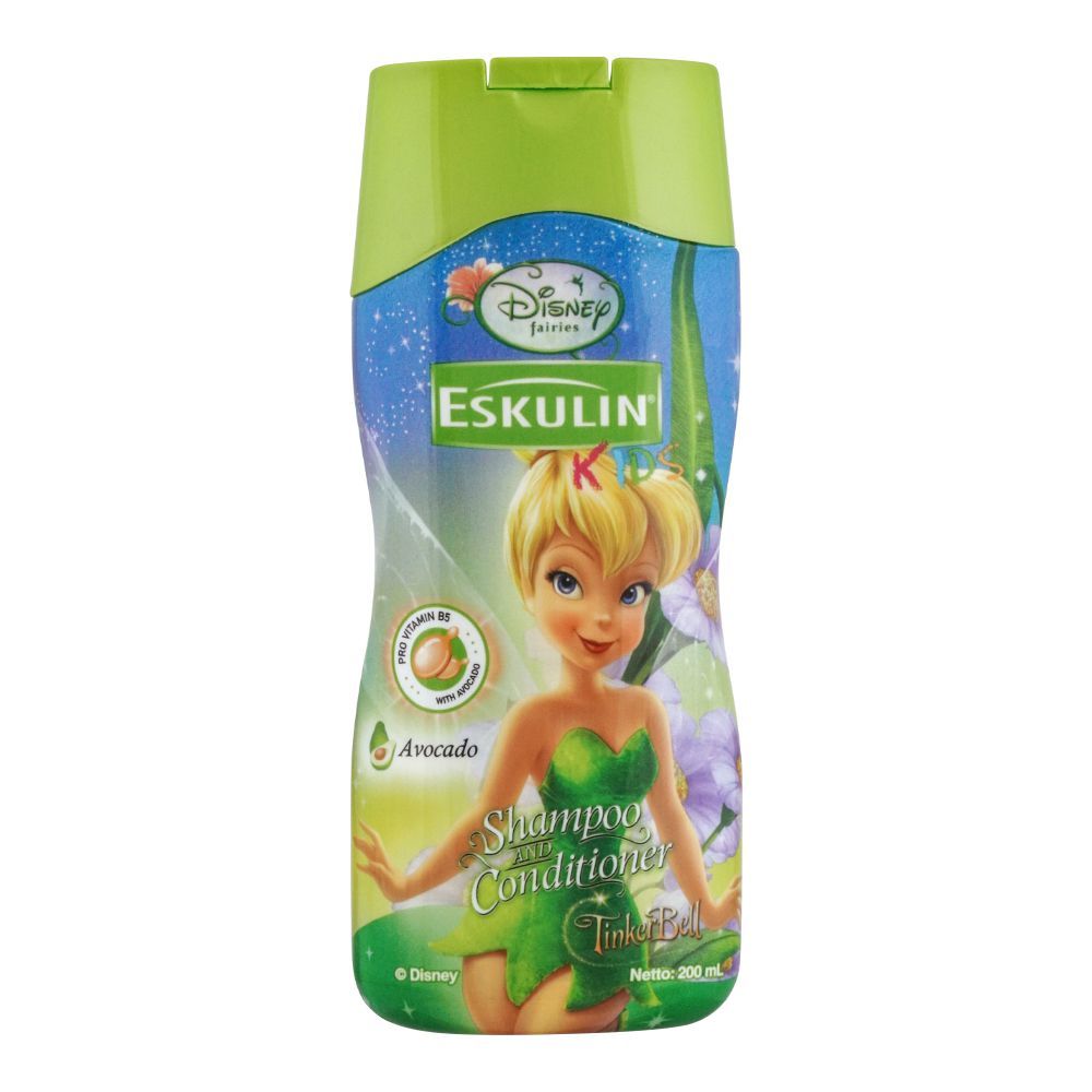 Disney Eskulin Kids Tinker Bell Avocado Shampoo & Conditioner, 200ml