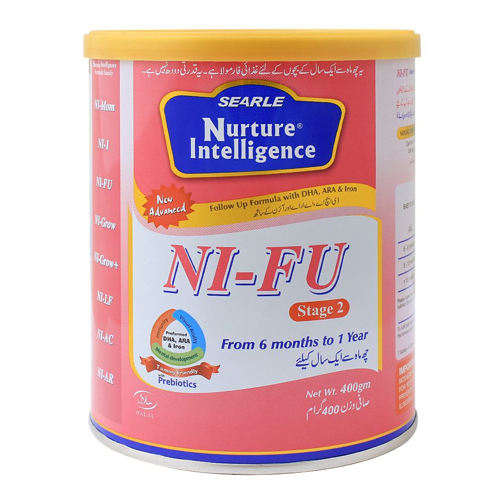 Nuture Intelligence NI-FU, Stage 2, Follow-Up Formula, 400g