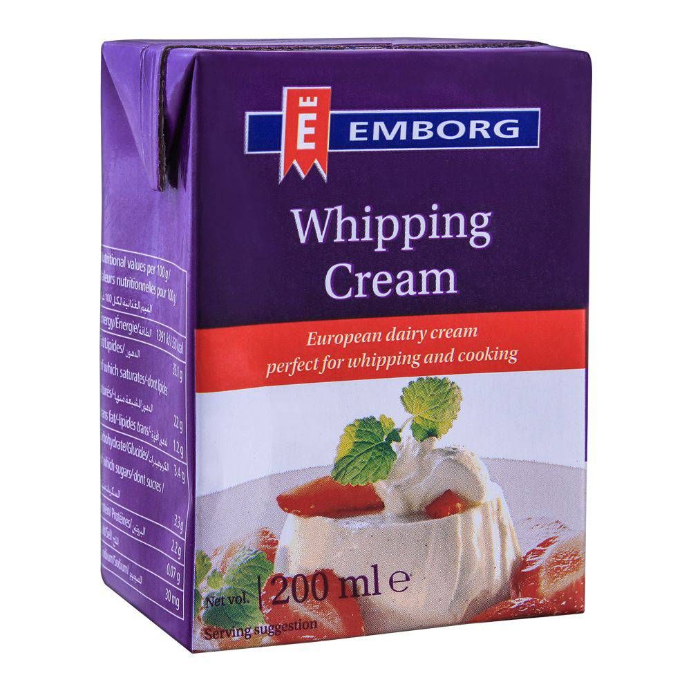 Emborg Whipped Cream UHT 200g