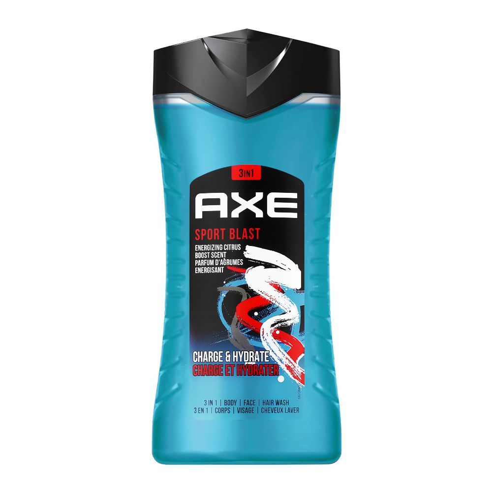 Order Axe Sport Blast Energizing Citrus Boost Scent, 3in1 Shower Gel ...