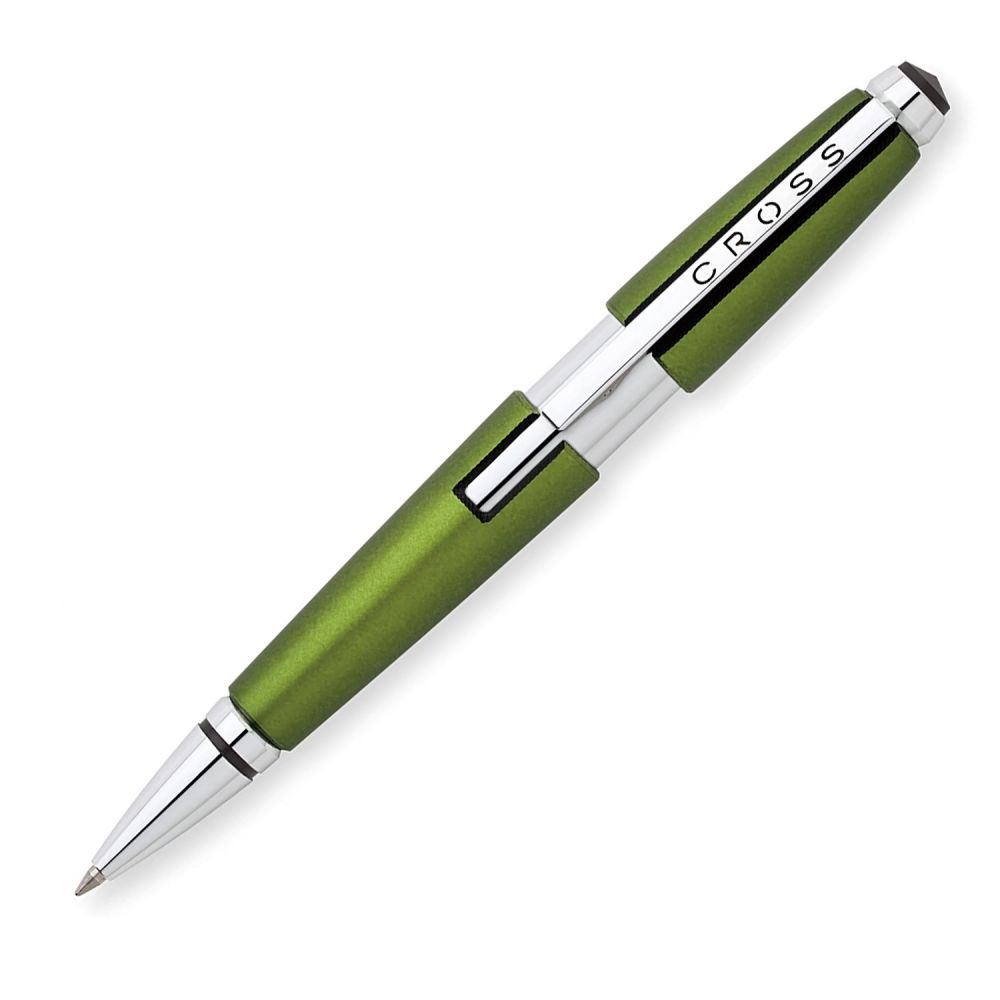 Cross Edge Capless Gel Ink Pen, Octane Gree, With Black Medium Tip, AT0555-4