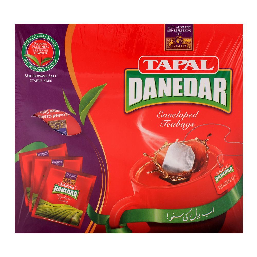 Tapal Danedar Tea Enveloped Tea Bags 100-Pack