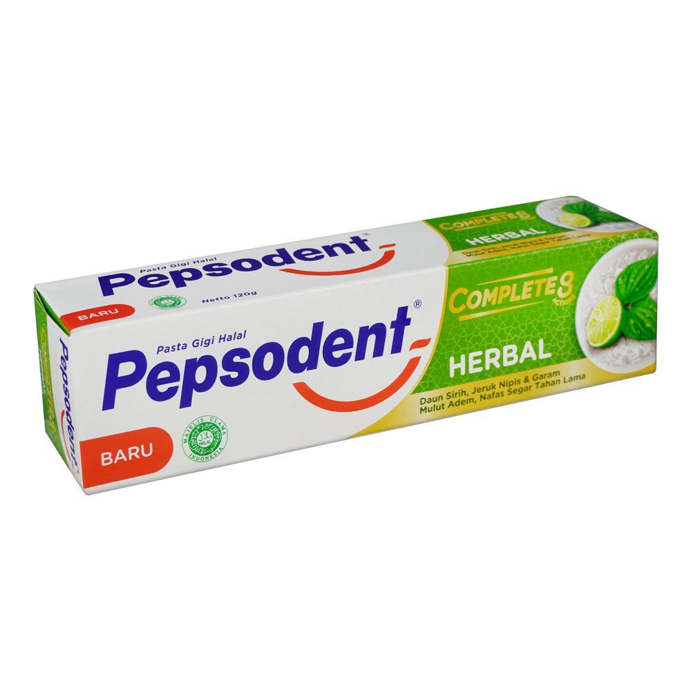 Pepsodent Complete 8 Action Herbal Toothpaste, 120gm