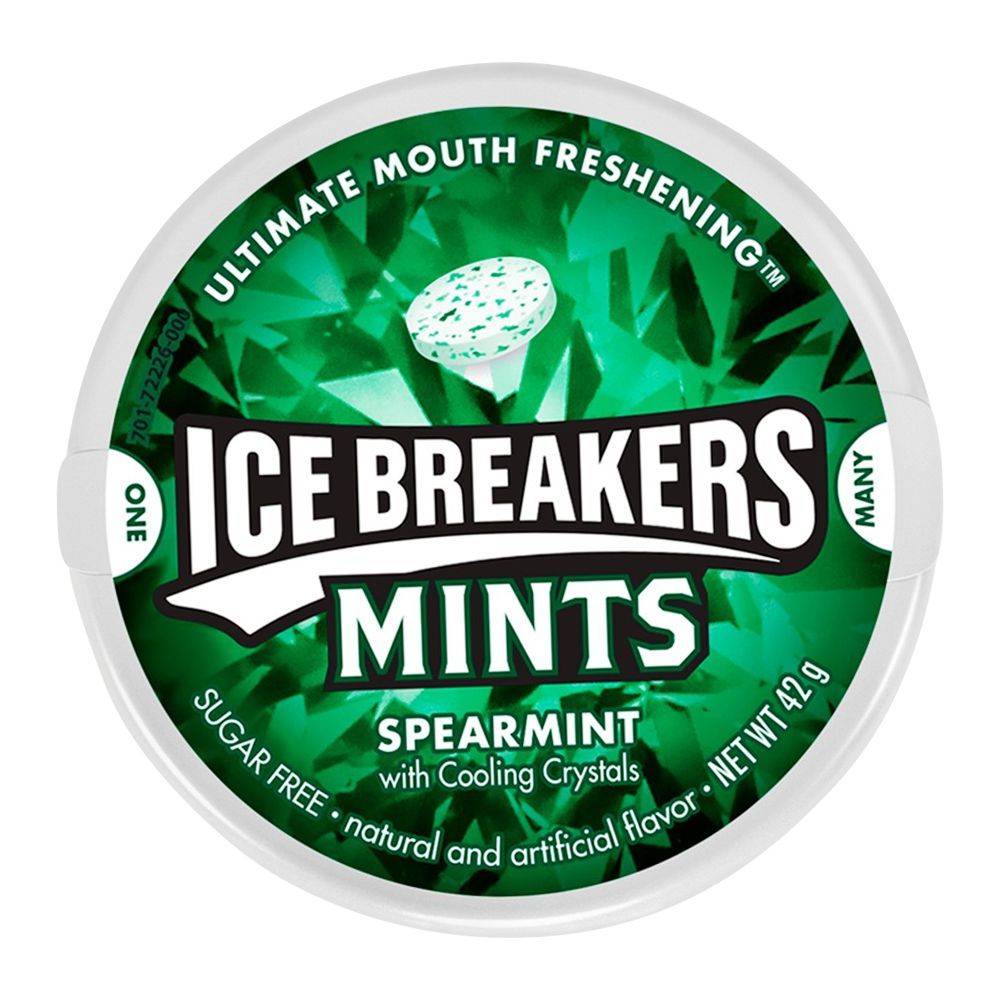 Ice Breakers Spearmint Mints, Sugar Free, 42g