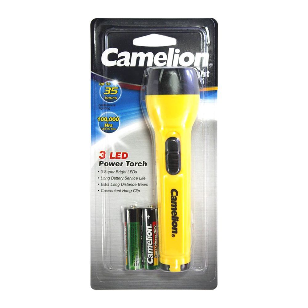 Camelion 3 LED Power Torch, FL3L2AA2R6P