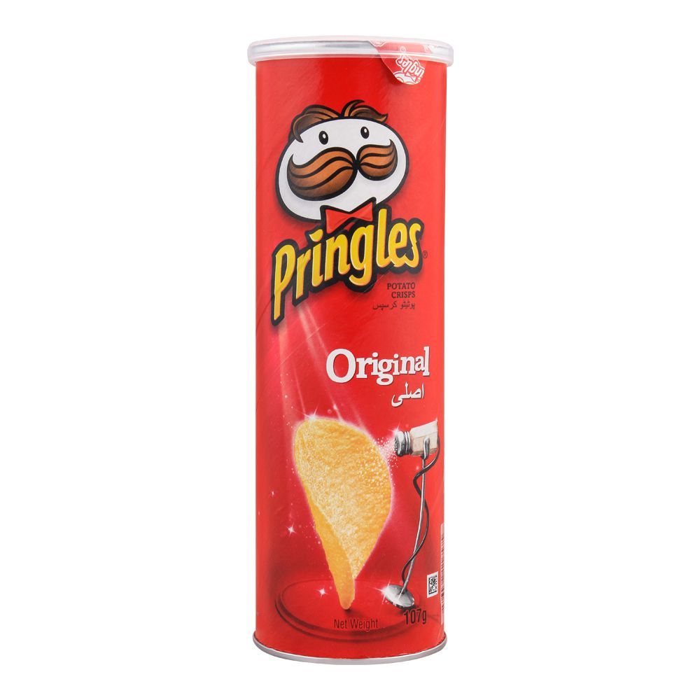 Pringles Potato Crisps, Original Flavor, 107g