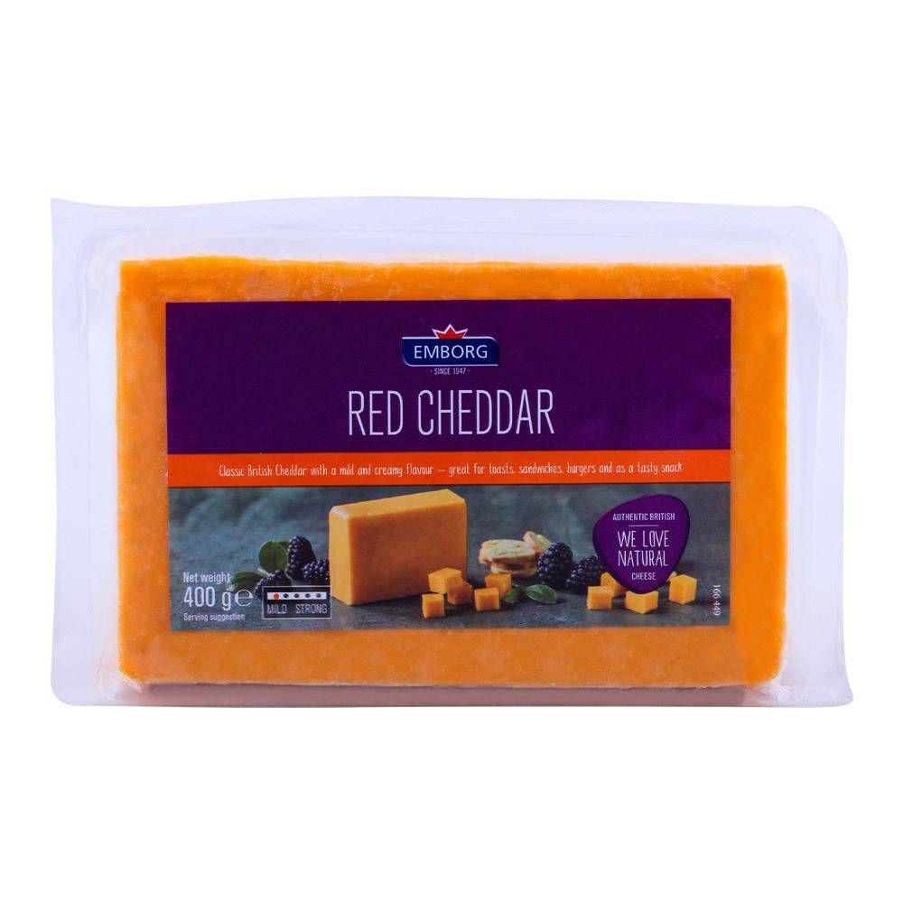 Emborg Red Cheddar Cheese 400g