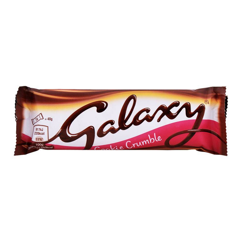 Galaxy Cookie Crumble Chocolate 40g
