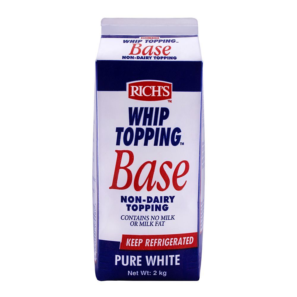 Rich's Whip Topping Base, Non-Dairy Topping, 2 KG