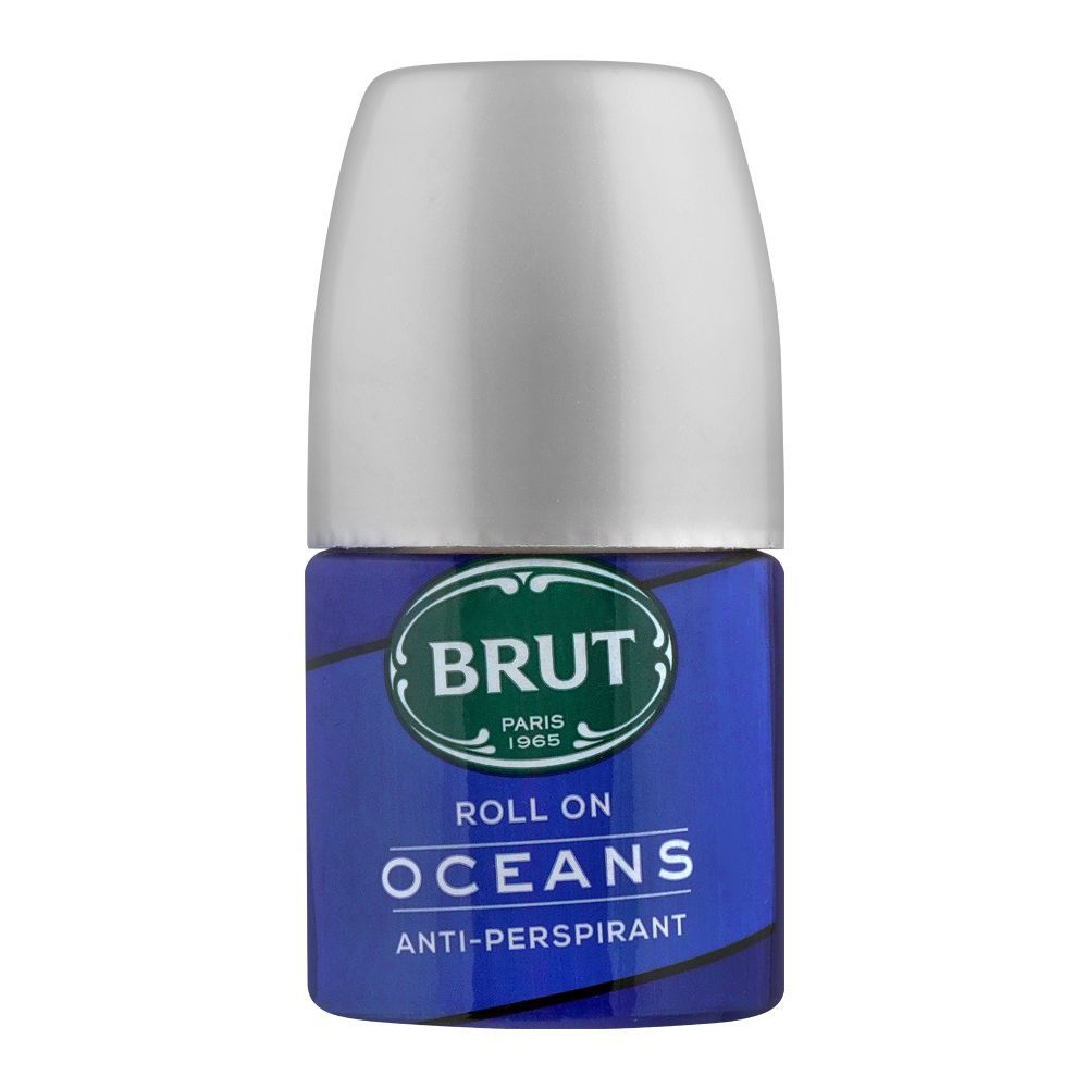 Brut Oceans Anti-Perspirant Roll On, For Men & Women, 50ml