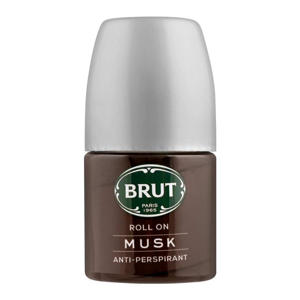 Brut Musk Anti-Perspirant Roll On, For Men & Women, 50ml