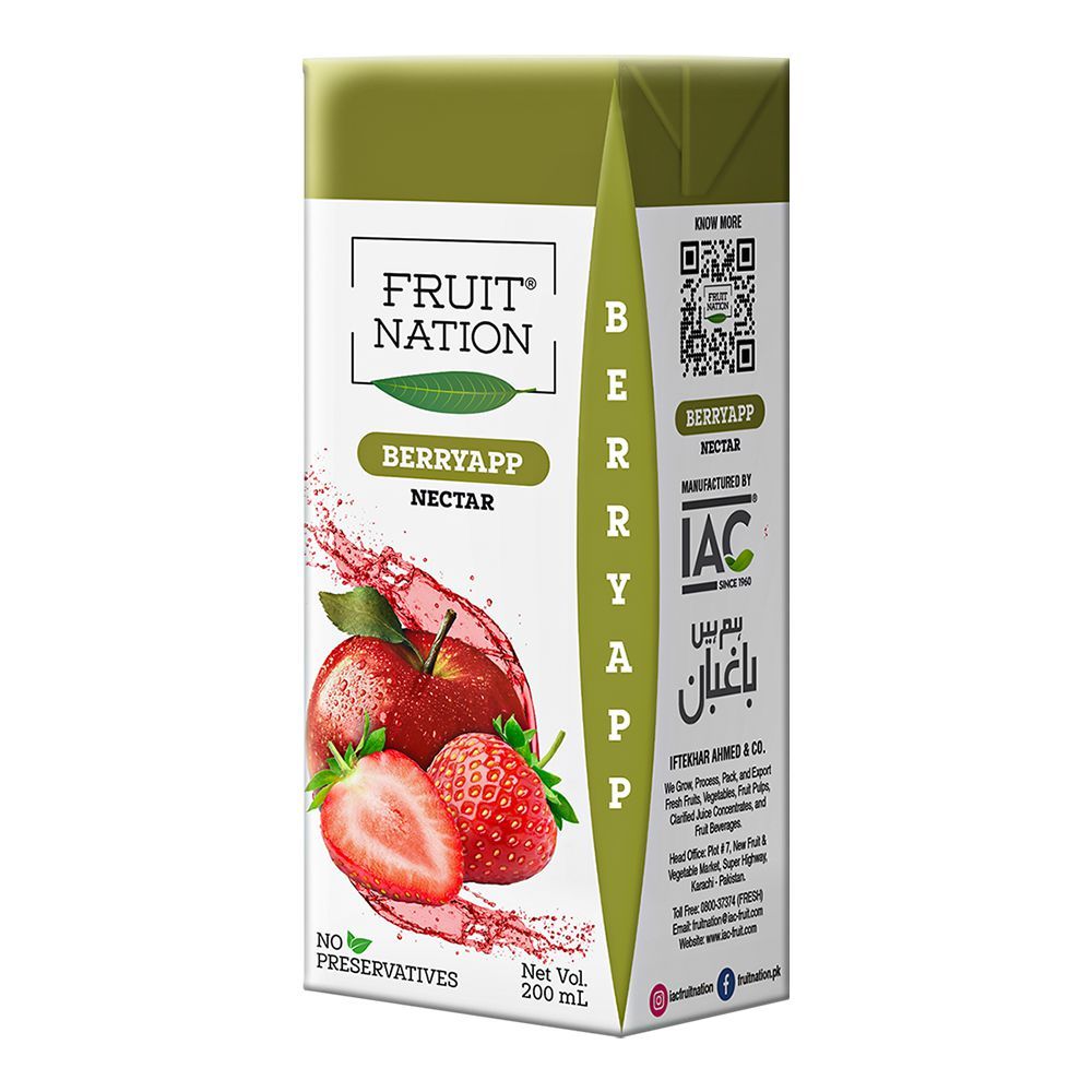 Fruit Nation BerryApp Nectar, 200ml