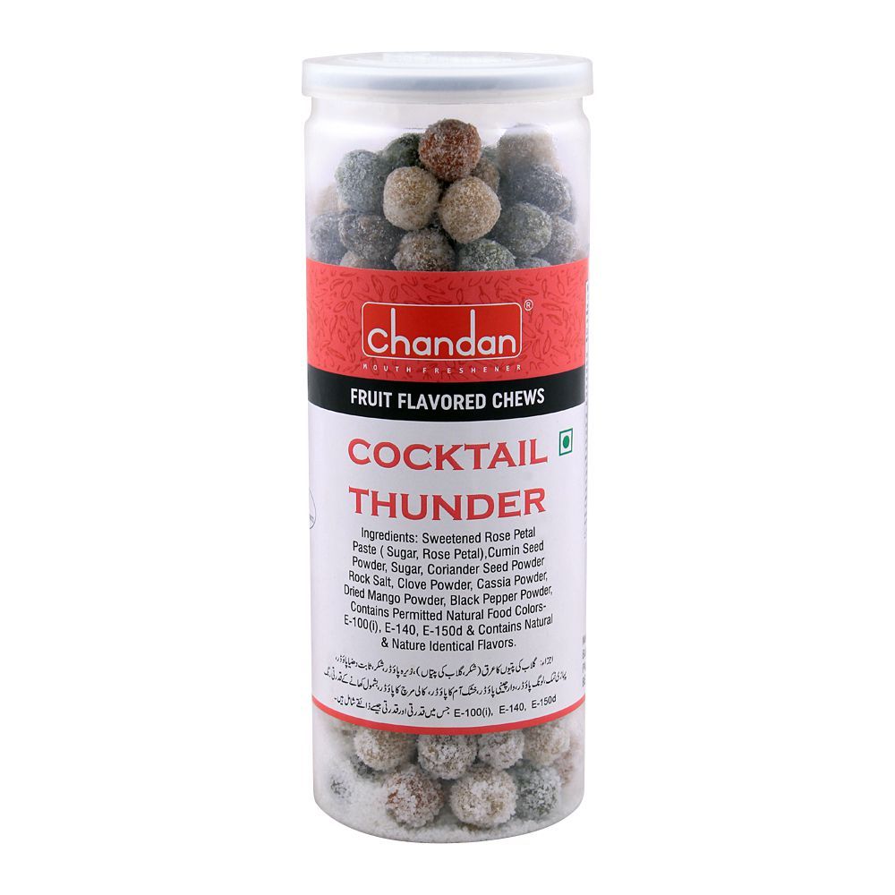 Chandan Cocktail Thunder, Fruit Flavored Chews, 200g