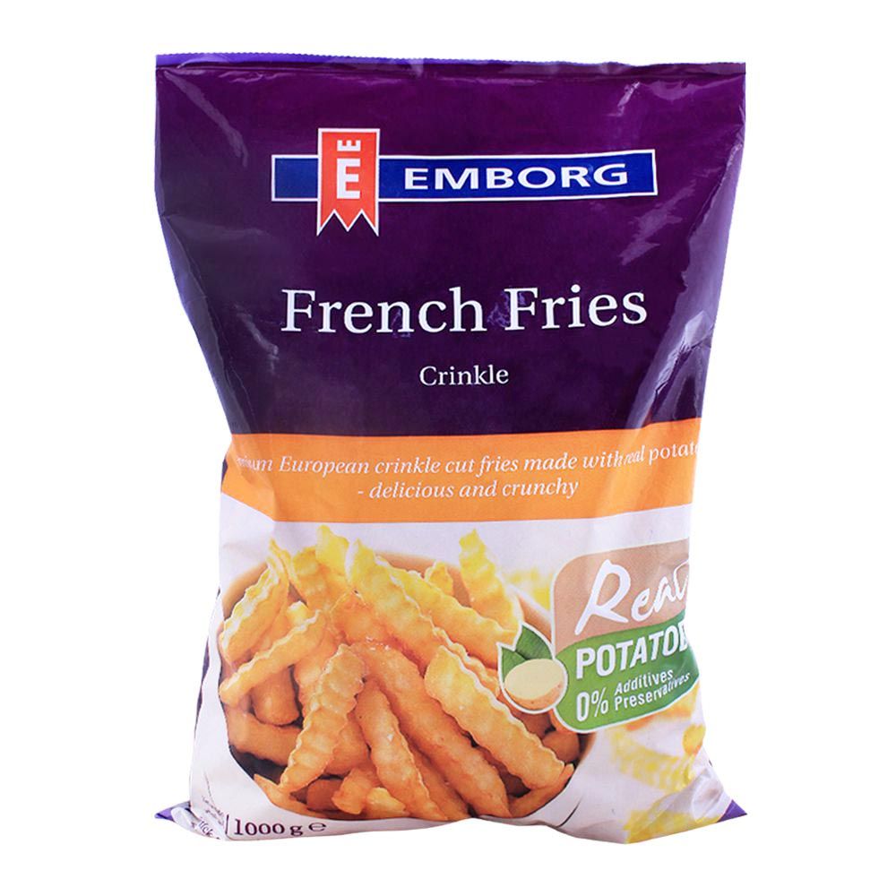 Emborg French Fries Crinkle 1000g