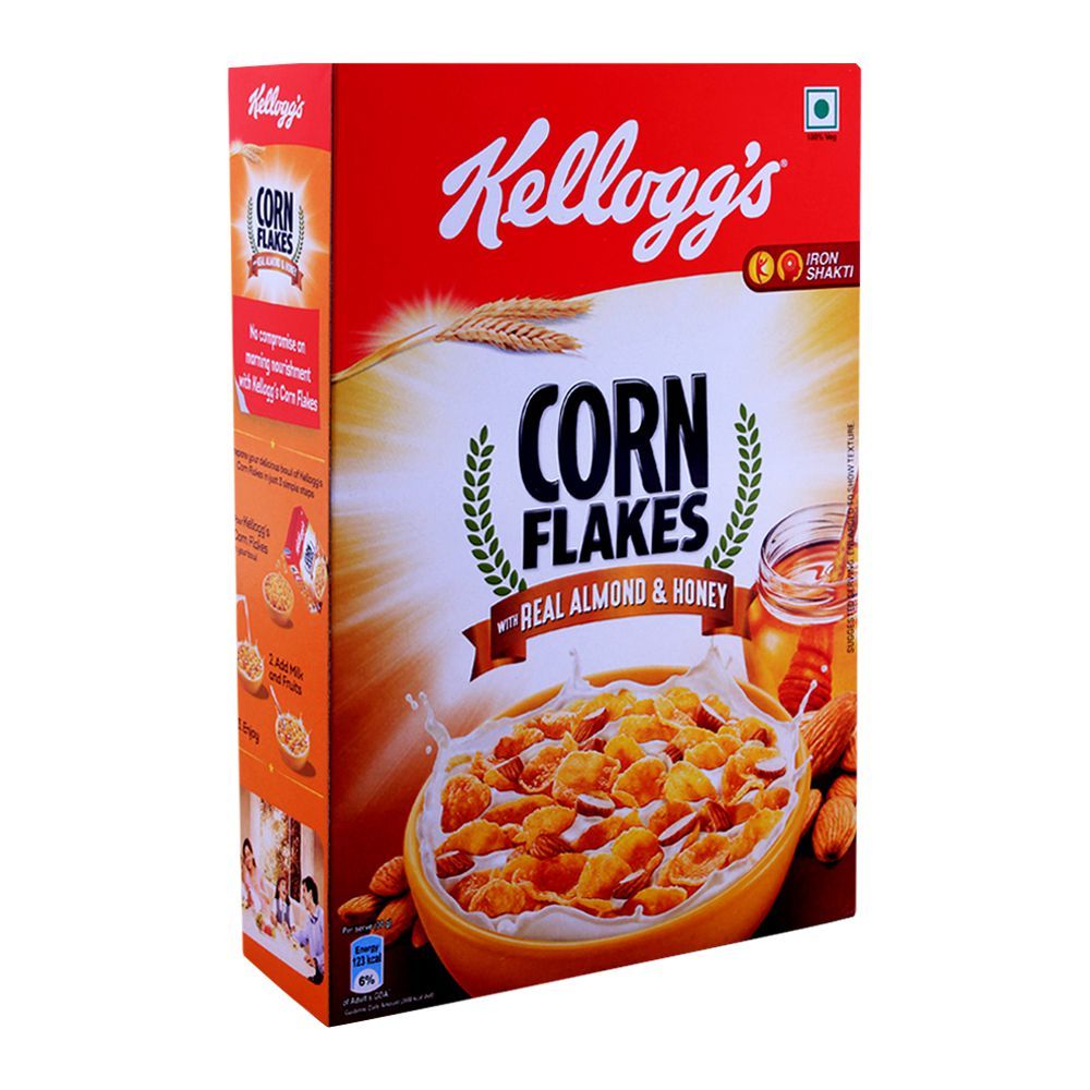 Kellogg's Corn Flakes With Almond & Honey 300g