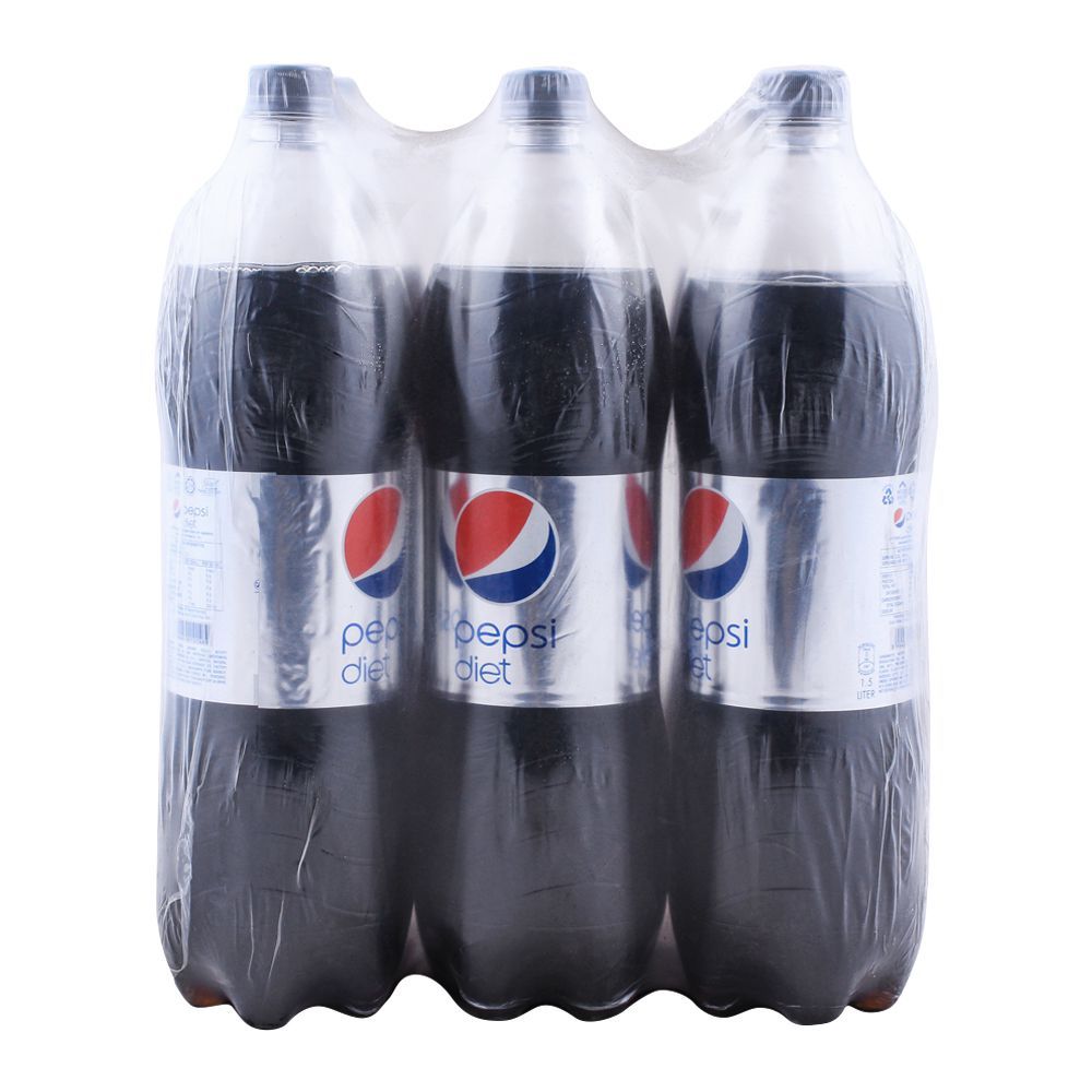 Pepsi Diet 1.5 Liters, 6 Pieces
