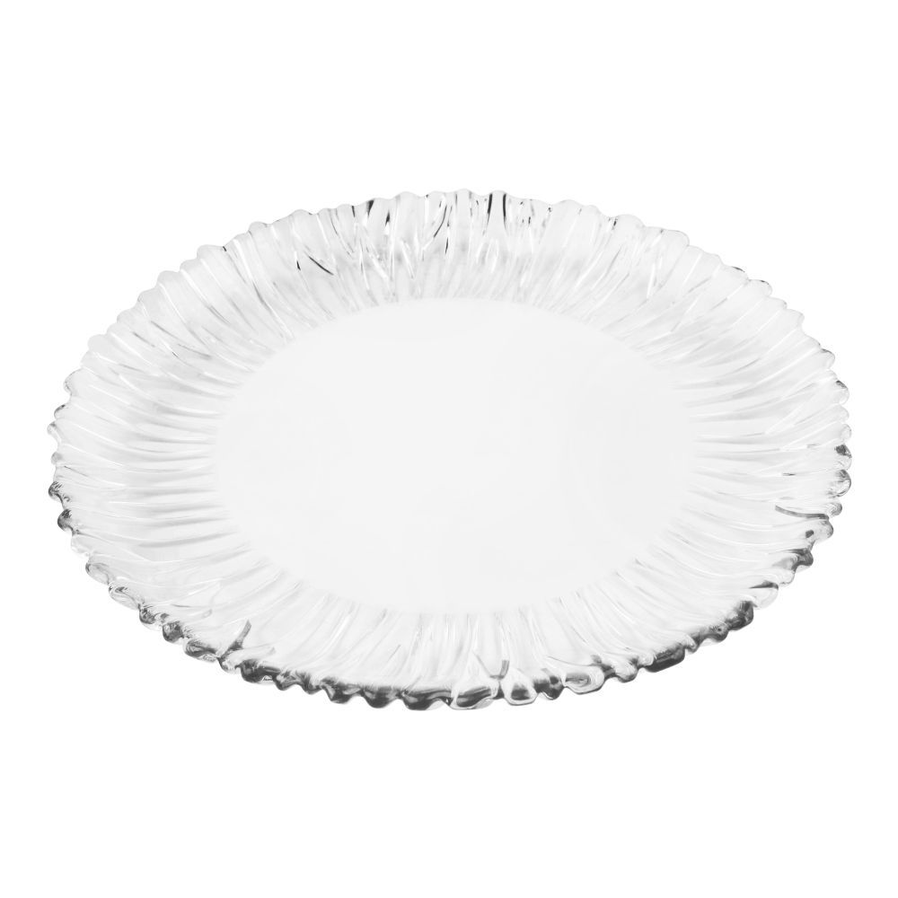 Pasabahce Aurora Tempered Round Plate, 12 Inches, 10499