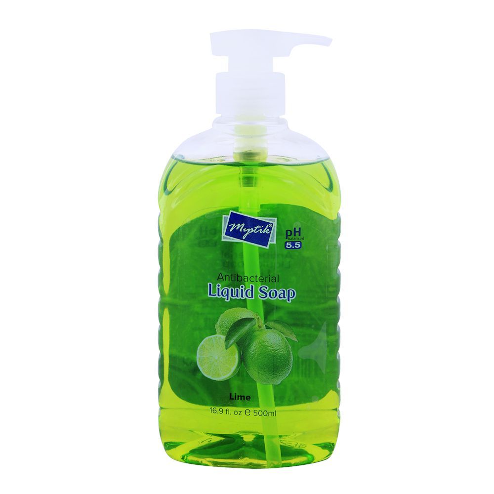 Mystik Lime Anti-Bacterial Liquid Soap 500ml