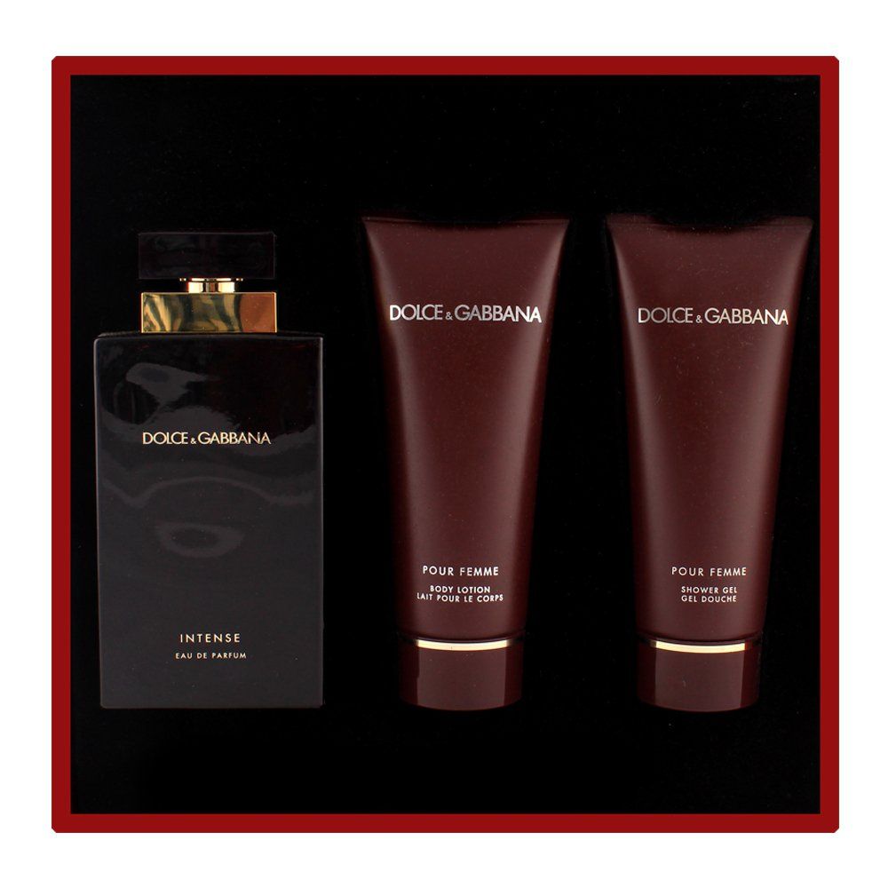 Dolce & Gabbana Intense Eau de Parfum 100ml + Body Lotion + Shower Gel Set